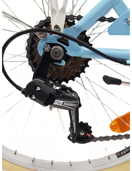 Rower Miejski Damski 26 Stalowy Retro Bagażnik Stopka Oświetlenie Dzwonek