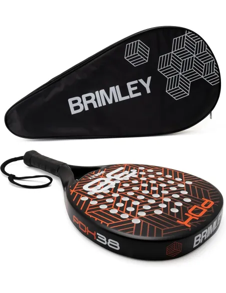 Rakieta Do Padla Brimley PDX38 Carbon 38mm Hybrydowa Tenisowa + Pokrowiec