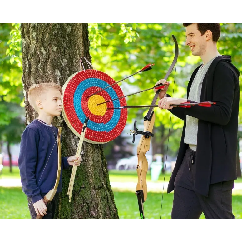 Łuk Dla Dzieci Zestaw Łucznika Bogenkönig Falke F154 Tarcza Kołczan Strzały