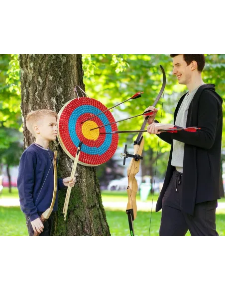 Łuk Dla Dzieci Zestaw Łucznika Bogenkönig Falke F154 Tarcza Kołczan Strzały