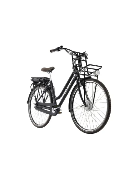 Elektryczny Rower Miejski 28 Damski ALU Wspomaganie Nexus Światła Bagażnik