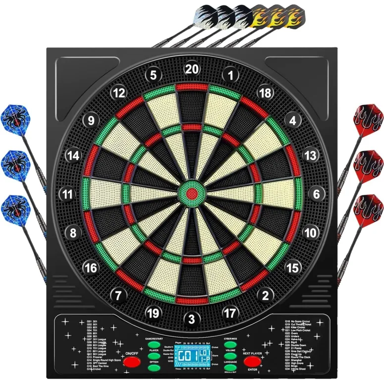 Tarcza Do Rzutek Zestaw Mejasg Electronic Dartboard Profesjonalna 6-Rzutek