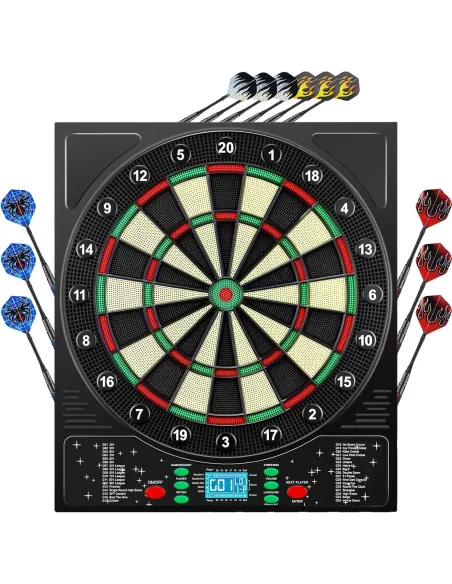 Tarcza Do Rzutek Zestaw Mejasg Electronic Dartboard Profesjonalna 6-Rzutek
