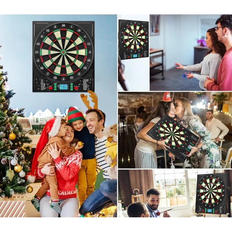 Tarcza Do Rzutek Zestaw Mejasg Electronic Dartboard Profesjonalna 6-Rzutek