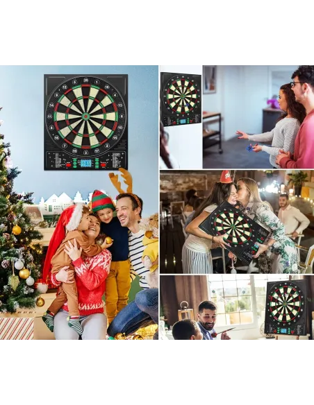 Tarcza Do Rzutek Zestaw Mejasg Electronic Dartboard Profesjonalna 6-Rzutek