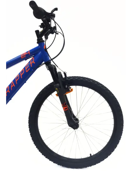 Rower Górski Dziecięcy 24 MTB Hardtail Revo Dzwonek Oświetlenie Odblaski