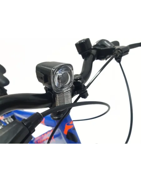 Rower Górski Dziecięcy 24 MTB Hardtail Revo Dzwonek Oświetlenie Odblaski