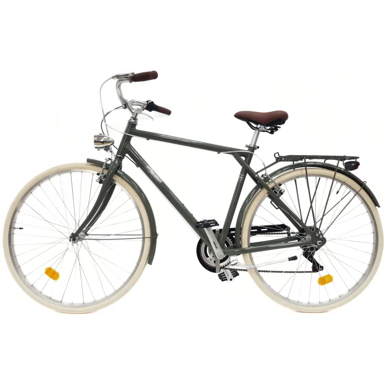 Rower Miejski Męski 28 ALU Revoshift Bagażnik Błotniki Oświetlenie Stopka