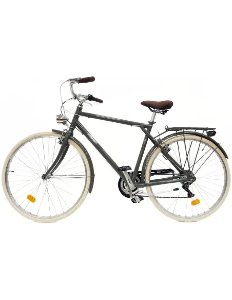 Rower Miejski Męski 28 ALU Revoshift Bagażnik Błotniki Oświetlenie Stopka