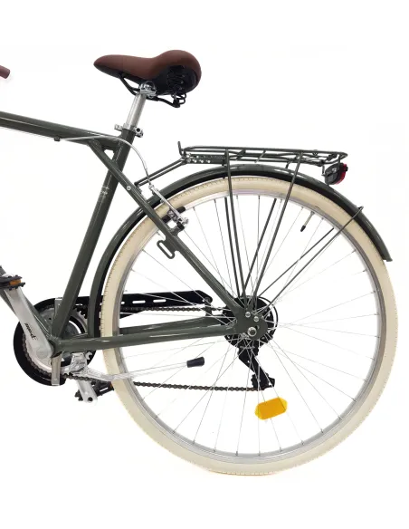 Rower Miejski Męski 28 ALU Revoshift Bagażnik Błotniki Oświetlenie Stopka