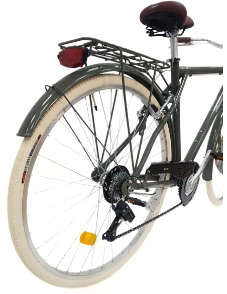 Rower Miejski Męski 28 ALU Revoshift Bagażnik Błotniki Oświetlenie Stopka