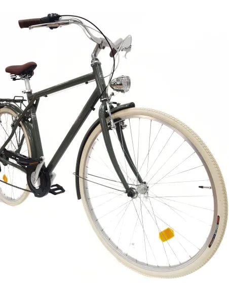 Rower Miejski Męski 28 ALU Revoshift Bagażnik Błotniki Oświetlenie Stopka