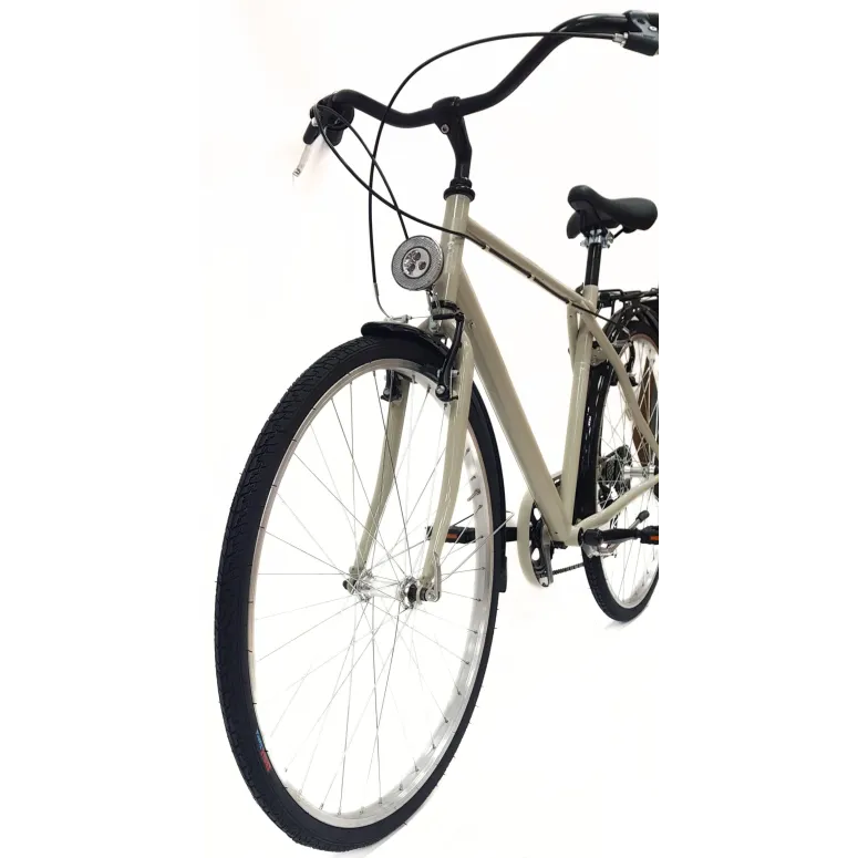 Rower Miejski 28 Męski Stal Revoshift Błotniki Bagażnik Oświetlenie Stopka