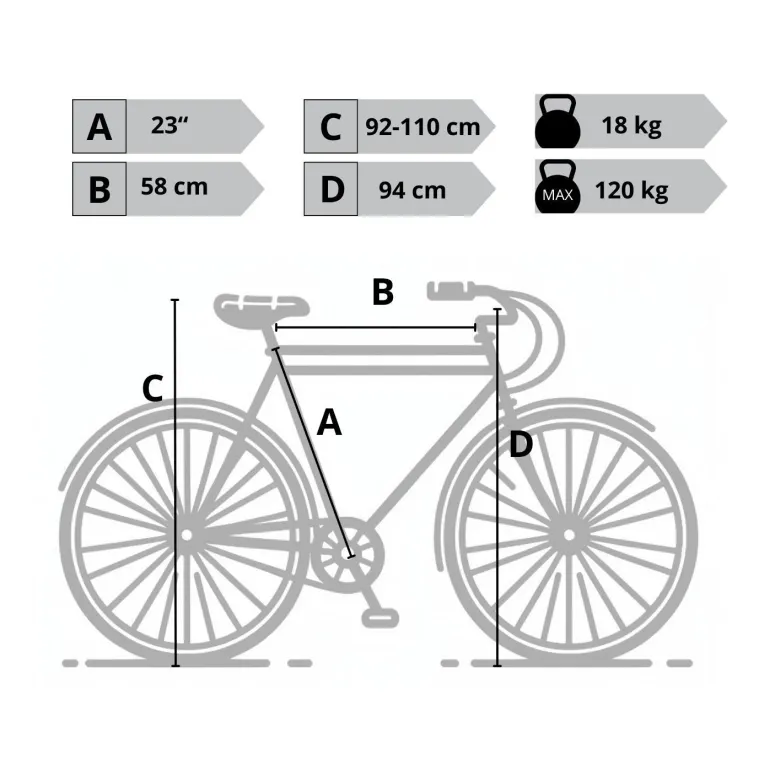 Rower Miejski Męski 28 Stal VBrake Błotniki Bagażnik Światła Dzwonek Stopka