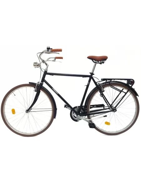 Rower Miejski Męski 28 Stal VBrake Błotniki Bagażnik Światła Dzwonek Stopka