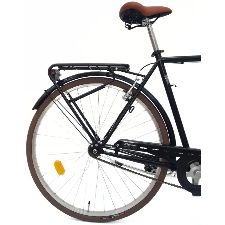Rower Miejski Męski 28 Stal VBrake Błotniki Bagażnik Światła Dzwonek Stopka
