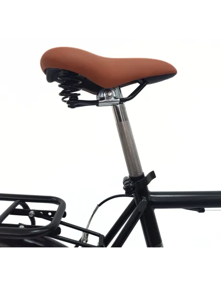 Rower Miejski Męski 28 Stal VBrake Błotniki Bagażnik Światła Dzwonek Stopka