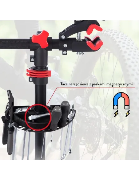 Stojak Serwisowy Na Rower Ultrasport Stabilny Regulowany Tacka Do 30 kg