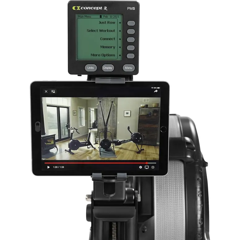 Wioślarz Treningowy Ergometr Wioślarski Concept2 RowErg Domowy Ekran 135kg