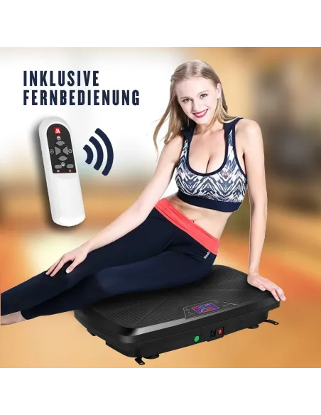 Platforma Wibracyjna Icefox 3D 200 W Płyta 10 Programów Treningowych