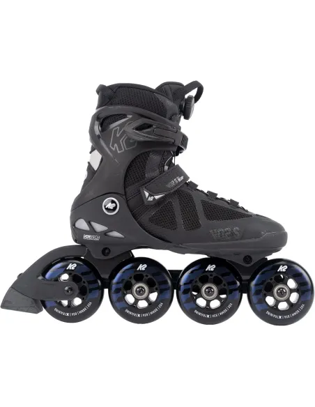 Rolki Damskie Męskie K2 Skates VO2 S 90 BOA X-training Unisex Czarne r. 38