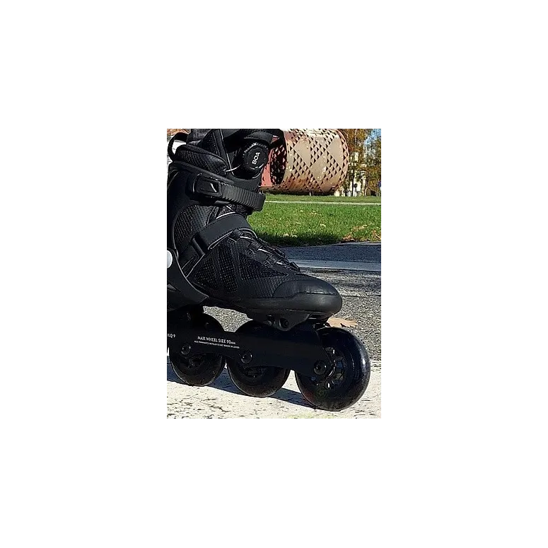 Rolki Damskie Męskie K2 Skates VO2 S 90 BOA X-training Unisex Czarne r. 38