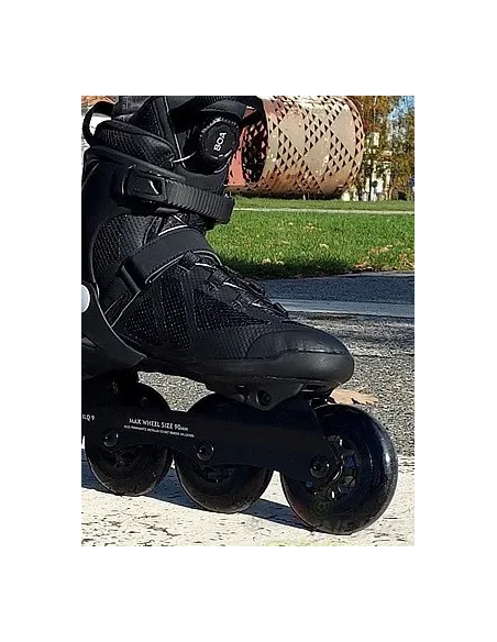 Rolki Damskie Męskie K2 Skates VO2 S 90 BOA X-training Unisex Czarne r. 38