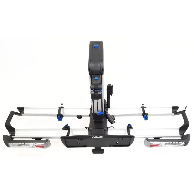 Bagażnik Rowerowy Na Rowery XLC Almada Work-E Składany Rowery 2 x 30kg LED