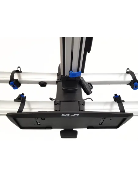 Bagażnik Rowerowy Na Rowery XLC Almada Work-E Składany Rowery 2 x 30kg LED