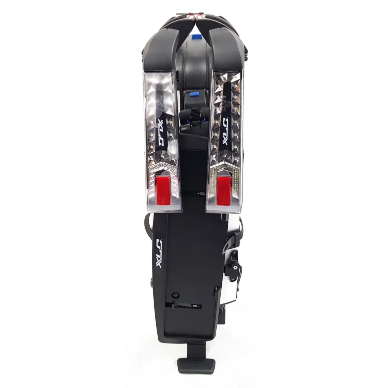 Bagażnik Rowerowy Na Rowery XLC Almada Work-E Składany Rowery 2 x 30kg LED