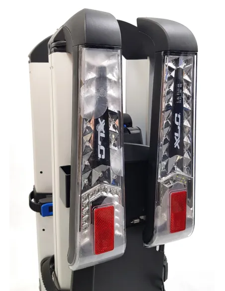 Bagażnik Rowerowy Na Rowery XLC Almada Work-E Składany Rowery 2 x 30kg LED