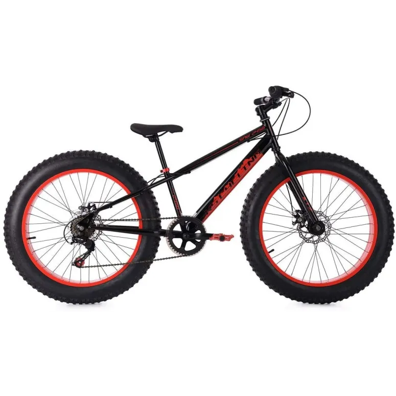 Rower Chłopięcy Fatbike 24 Grube Opony Komunia