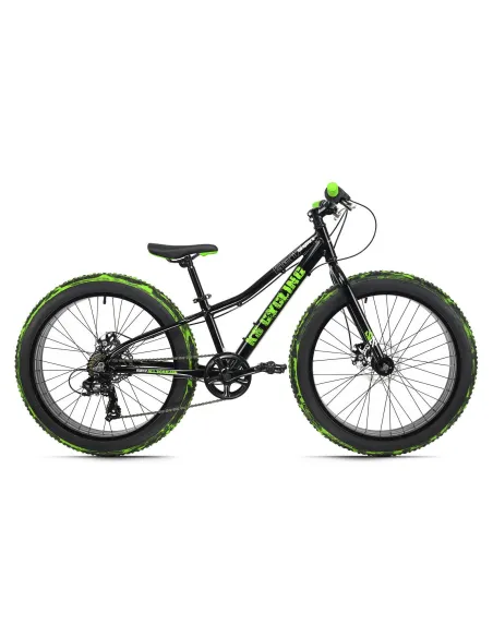 Rower Fatbike Uniwersalny MTB 24 Szerokie Opony Aluminium Hamulce Tarcze