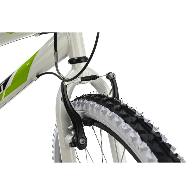 Rower Górski Dziecięcy 24 Stal Microshift Góral V-Brake Odblaski Stopka