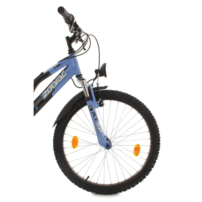 Dziecięcy Rower Górski 24 Stal MTB Amortyzacja Błotniki Oświetlenie Dzwonek