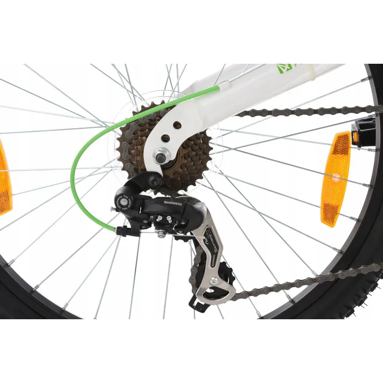 Młodzieżowy Rower Górski 24 ATB Światła Tarcze