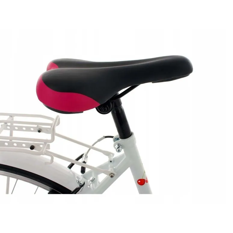 Dziewczęcy Rower Miejski Damka 24 Światła Bagażnik