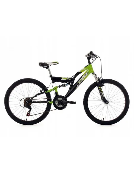 Rower Górski Dziecięcy Chłopięcy 24 Amortyzacja