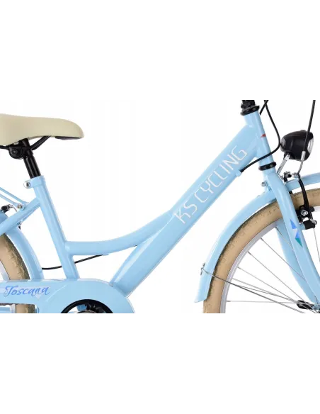 Rower Miejski 24 Dziewczęcy Bagażnikiem Komunia