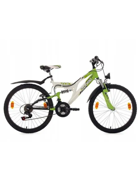 Rower Górski MTB 24 Chłopięcy Amortyzacja Światła