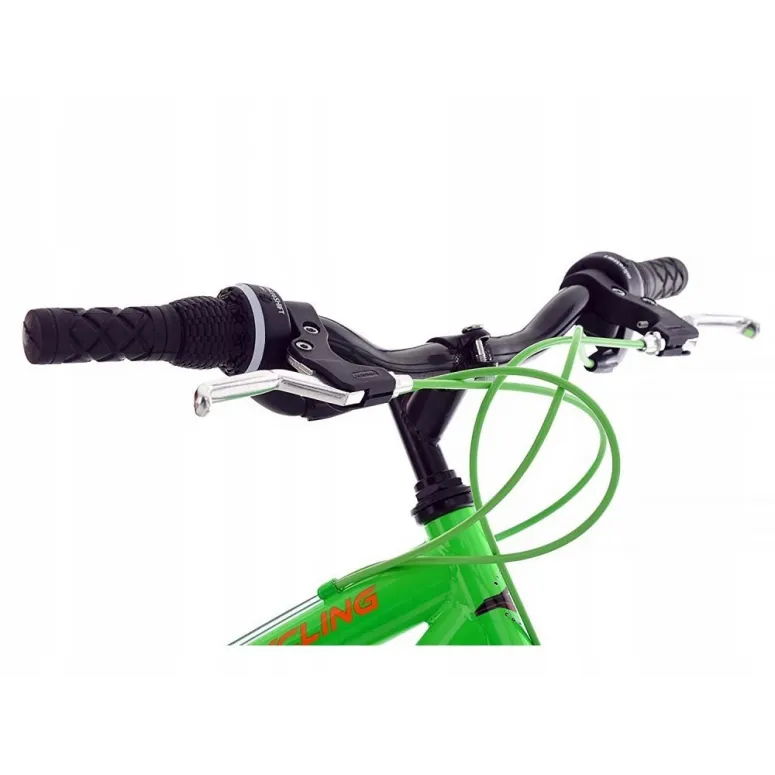 Rower Górski Dziecięcy 24 Stal Pełna Amortyzacja Młodzieżowy Tarcze Dzwonek