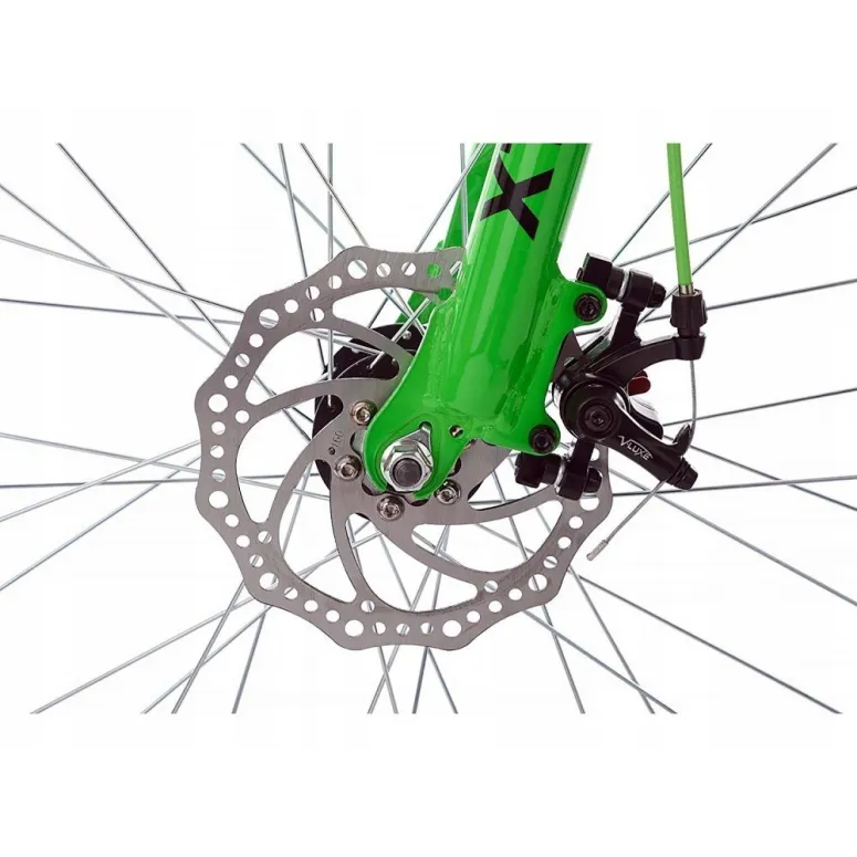 Rower Górski Dziecięcy 24 Stal Pełna Amortyzacja Młodzieżowy Tarcze Dzwonek