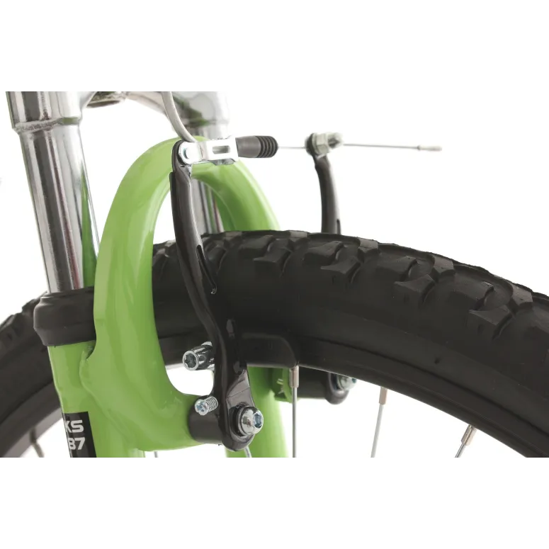 Rower Górski Dziecięcy Młodzieżowy 24 MTB Pełna Amortyzacja Góral Stalowy