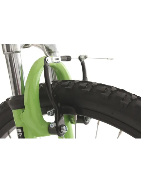 Rower Górski Dziecięcy Młodzieżowy 24 MTB Pełna Amortyzacja Góral Stalowy