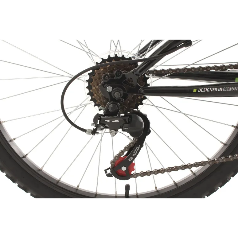 Rower Górski Dziecięcy Młodzieżowy 24 MTB Pełna Amortyzacja Góral Stalowy