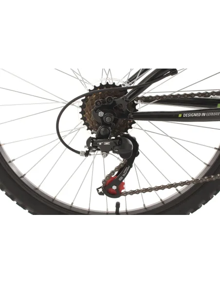 Rower Górski Dziecięcy Młodzieżowy 24 MTB Pełna Amortyzacja Góral Stalowy