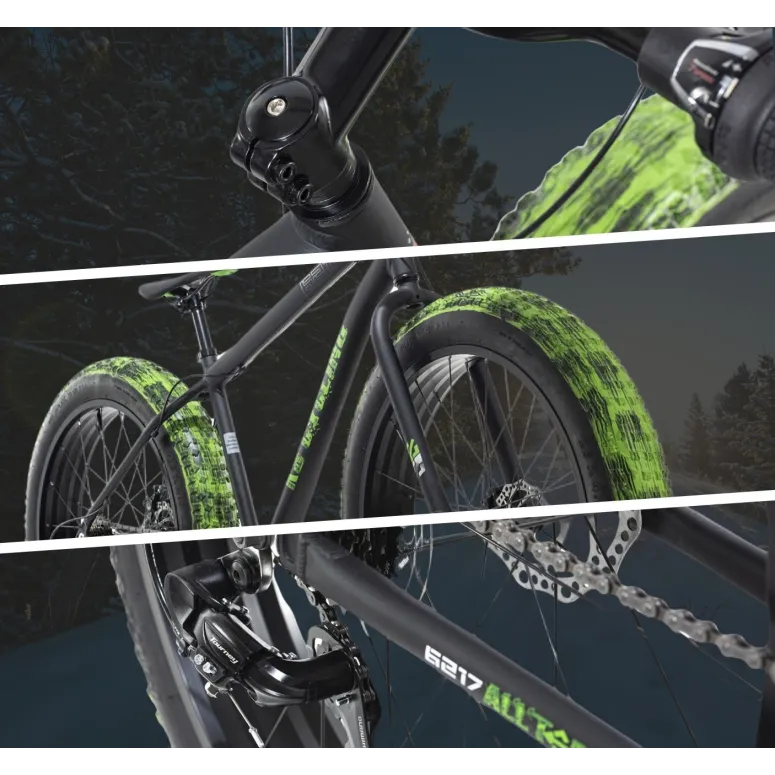 Rower Fatbike Młodzieżowy Chłopięcy 26 Terenowy Szerokie Grube Opony Tarcze