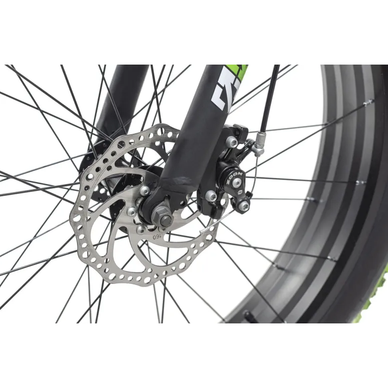 Rower Fatbike Młodzieżowy Chłopięcy 26 Terenowy Szerokie Grube Opony Tarcze