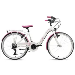 Rower Dziecięcy 24 Dziewczęcy Miejski 21 Biegów
