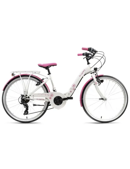 Rower Dziecięcy 24 Dziewczęcy Miejski 21 Biegów